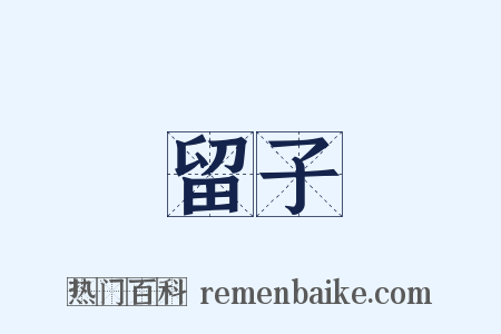 留子是什么意思的图片